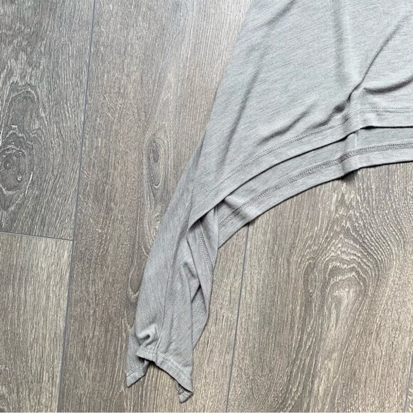 Revolve LNA Ribbon Tee Top T-Shirt Asymmetric Hem Short Sleeve Tie up side Small - Picture 13 of 16